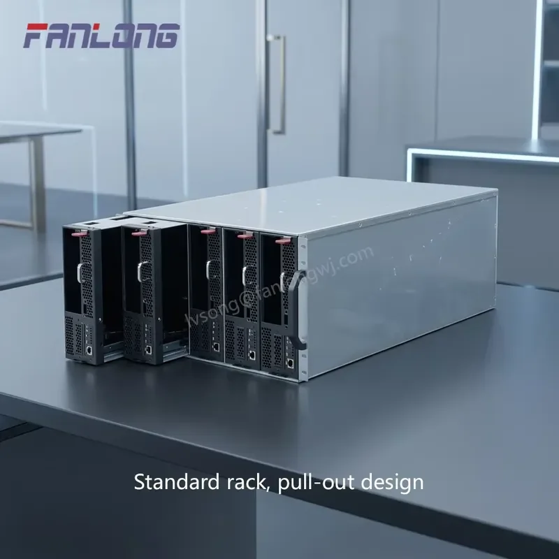 BOLRZO PC Farm6U 5-Node Rack Server Chassis Cloud gaming Remote Management Cloud Computing