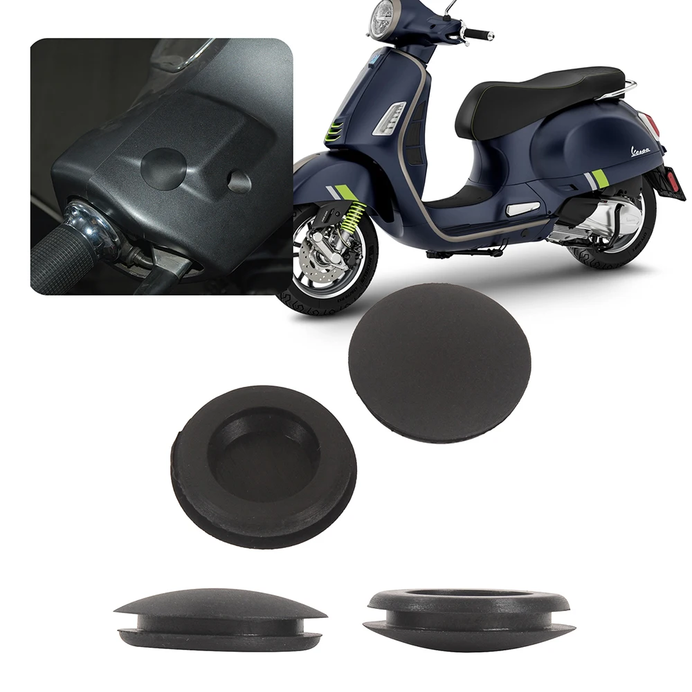 Mototcycle Rubber Mirror Hole Plug Cap Cover Blanking Plate For GTS300  GTS 300 250 GTV300