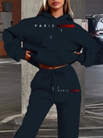 women Hoodies+sweatpant set Hip Hop Street Casual Printed Hoodie Oversize Loose New Sweatshirts Autumn Warm Fleece Clothing