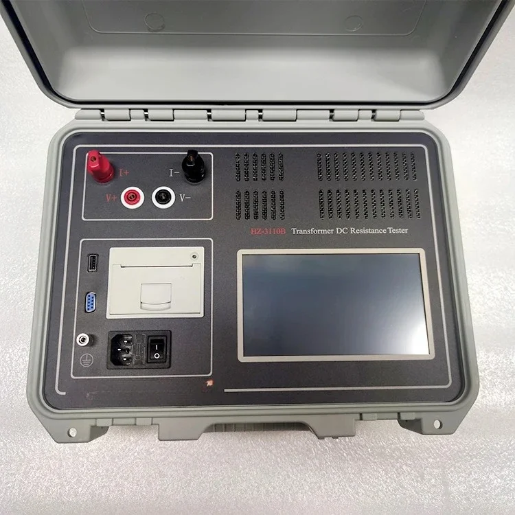 HZ-3110B 10A DC Resistance Testing Equipment Winding Resistance Meter for Transformers High Precision DC Ohmmeter