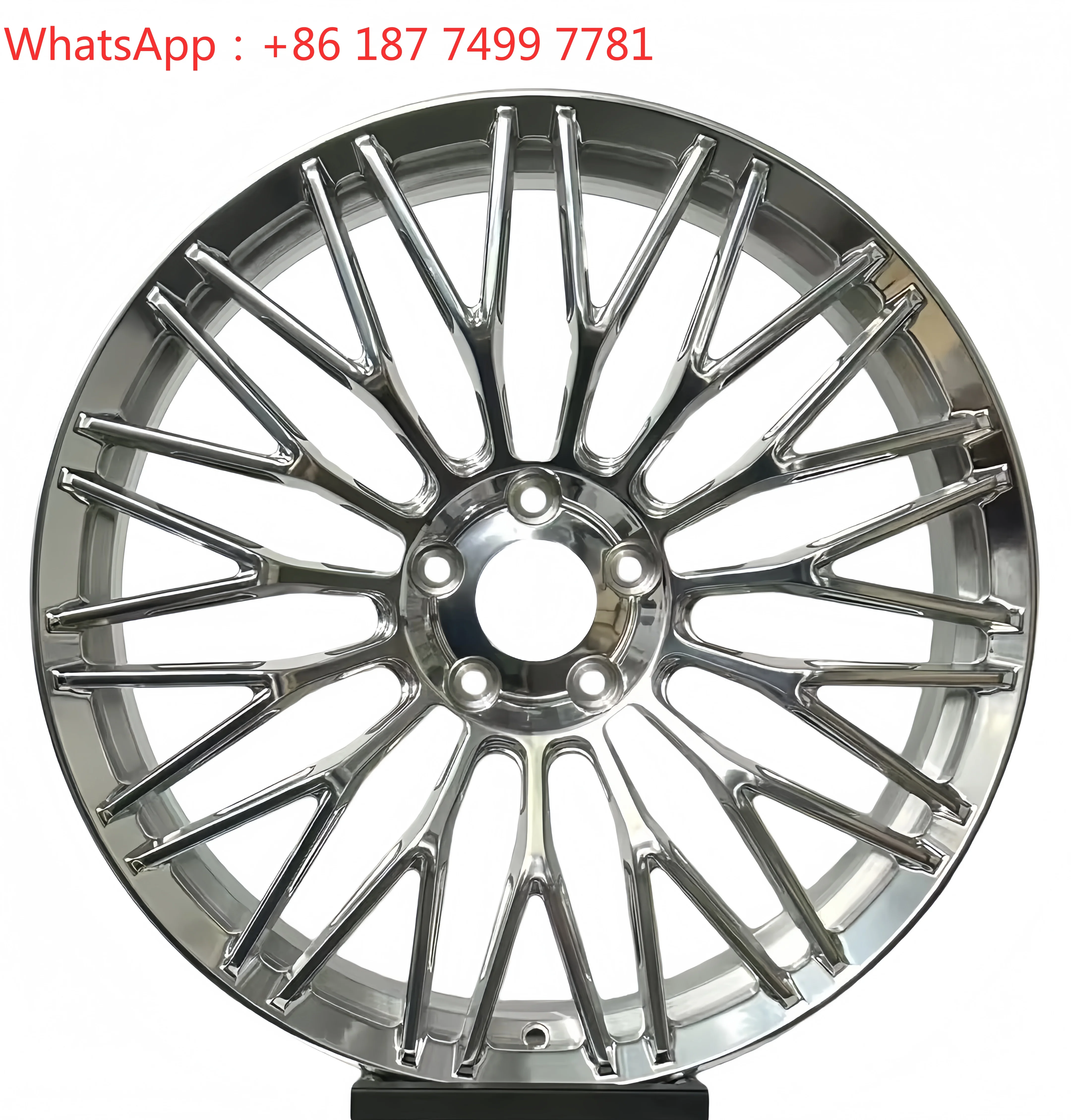 Custom Polished Machined Silver One-Piece Forged Aluminum Wheels 5x112 18-20 Inch Passenger Car Rims
