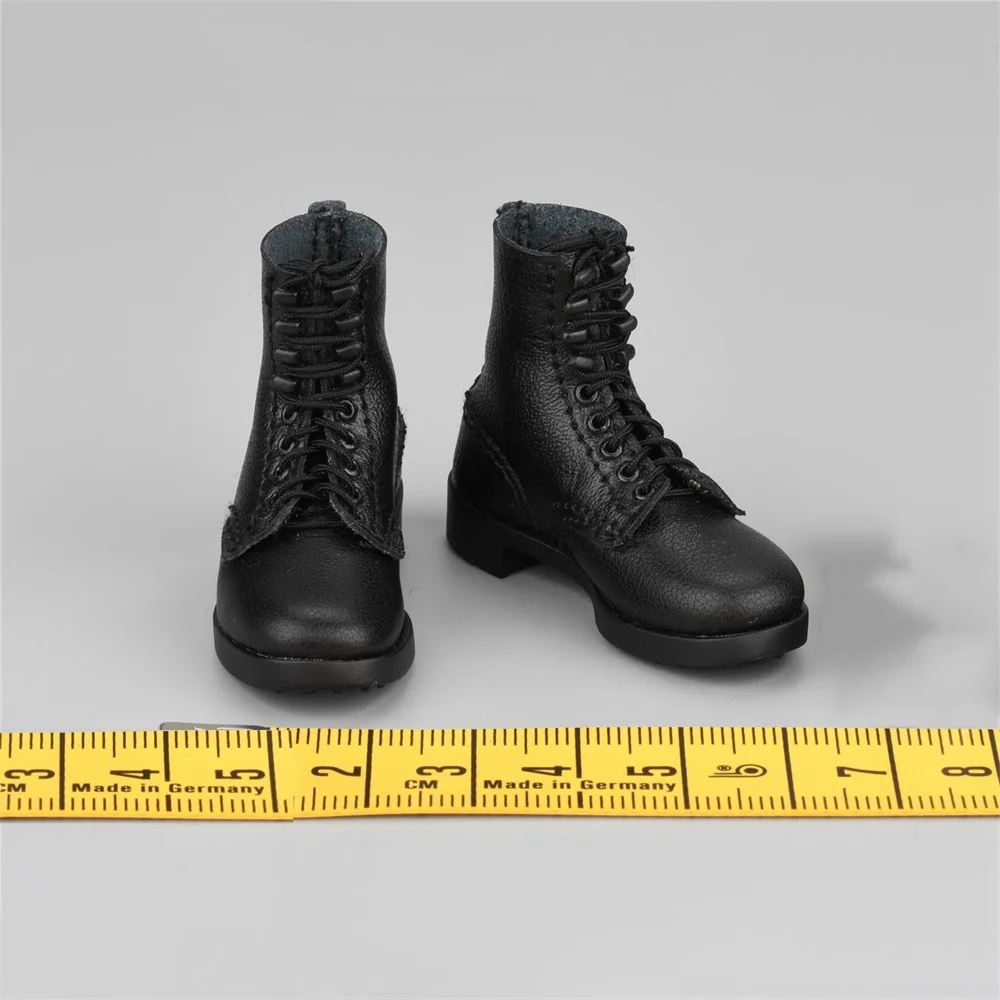 1/6 UJINDOU UD9036 Toys Model Black Hollow Boot Shoe with Leg Bandage PVC Material For 12" Action Figure Collectable DIY