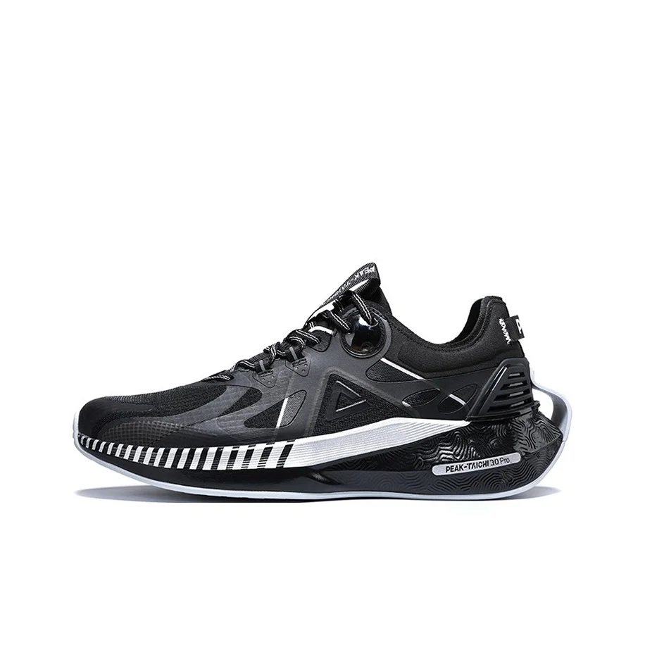 scarpe-da-corsa-peak-tai-chi-30-pro-da-uomo-modello-basso-nero-argento-e11727h