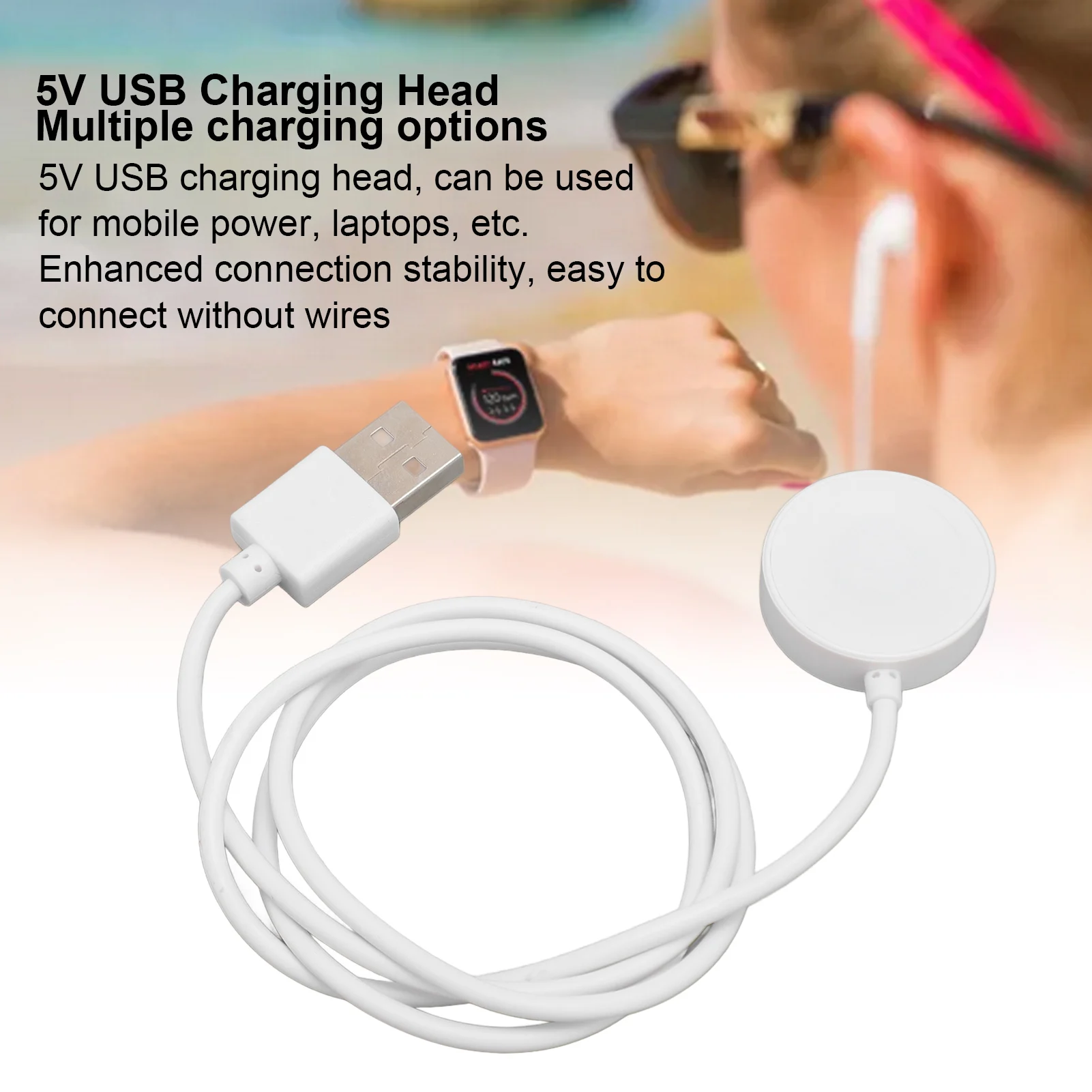 

Smart Watch Charging Cord Efficient Smart Watch Charging Cable Stable Performance Professional 5V 1A for DT7 DT700 DT3 DT3 Pro