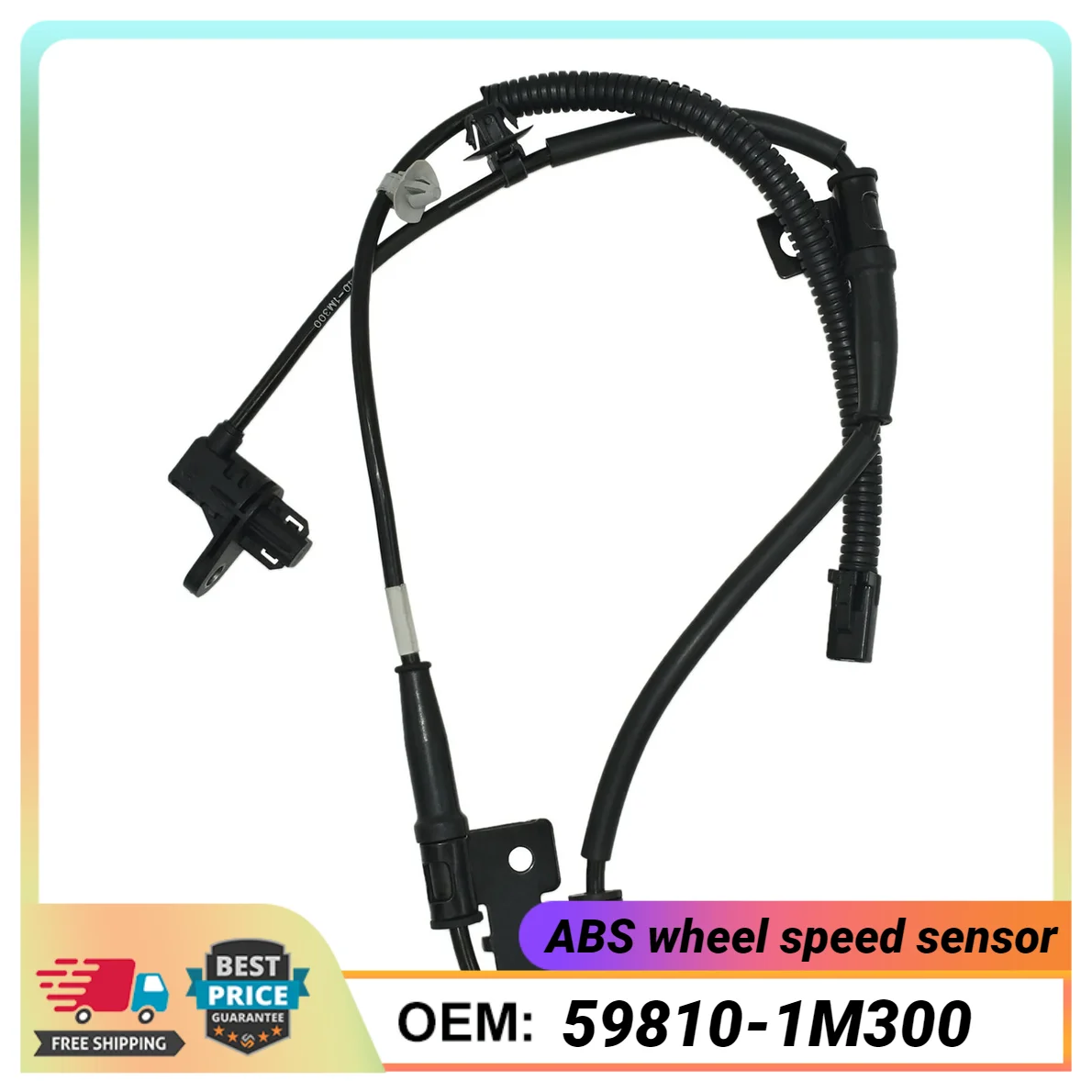 1PCS 59810-1M300 Front Right ABS Wheel Speed Sensor Fits For Kia Forte 2.0L 2.4L 2010-2013 598101M300 Car Accessories