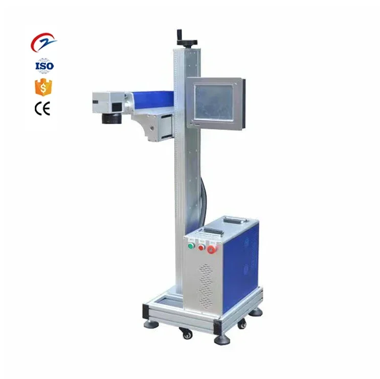 Factory Direct Price Fiber Flying Marking Engraving Machine