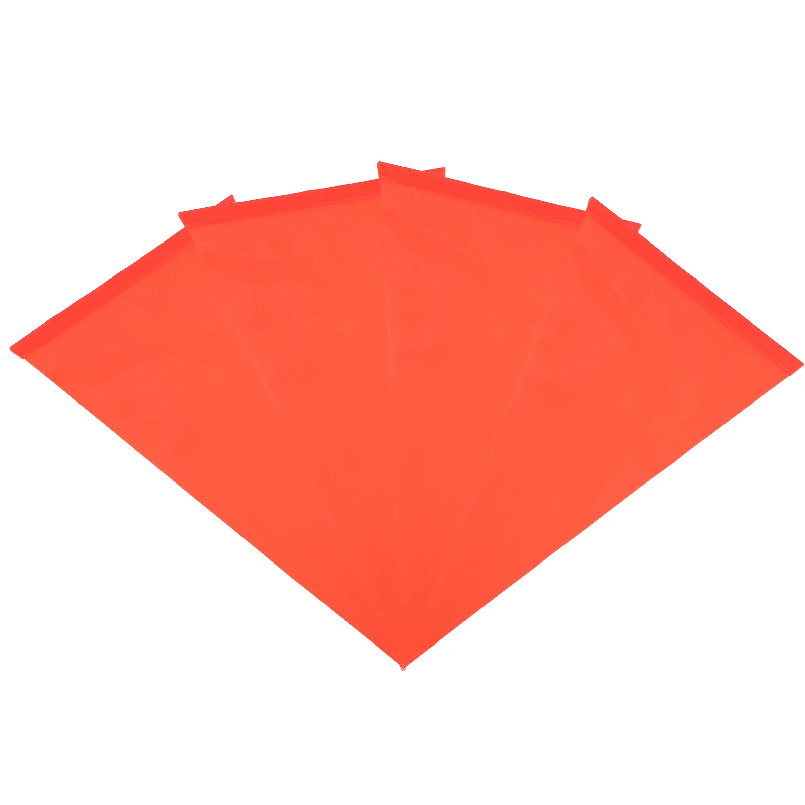 

4pcs Bicycle Safety High Visibility Cycling Warning Flag Durable Pvc Wear-Resistant Bike Flags For Urban Cycling Trailers