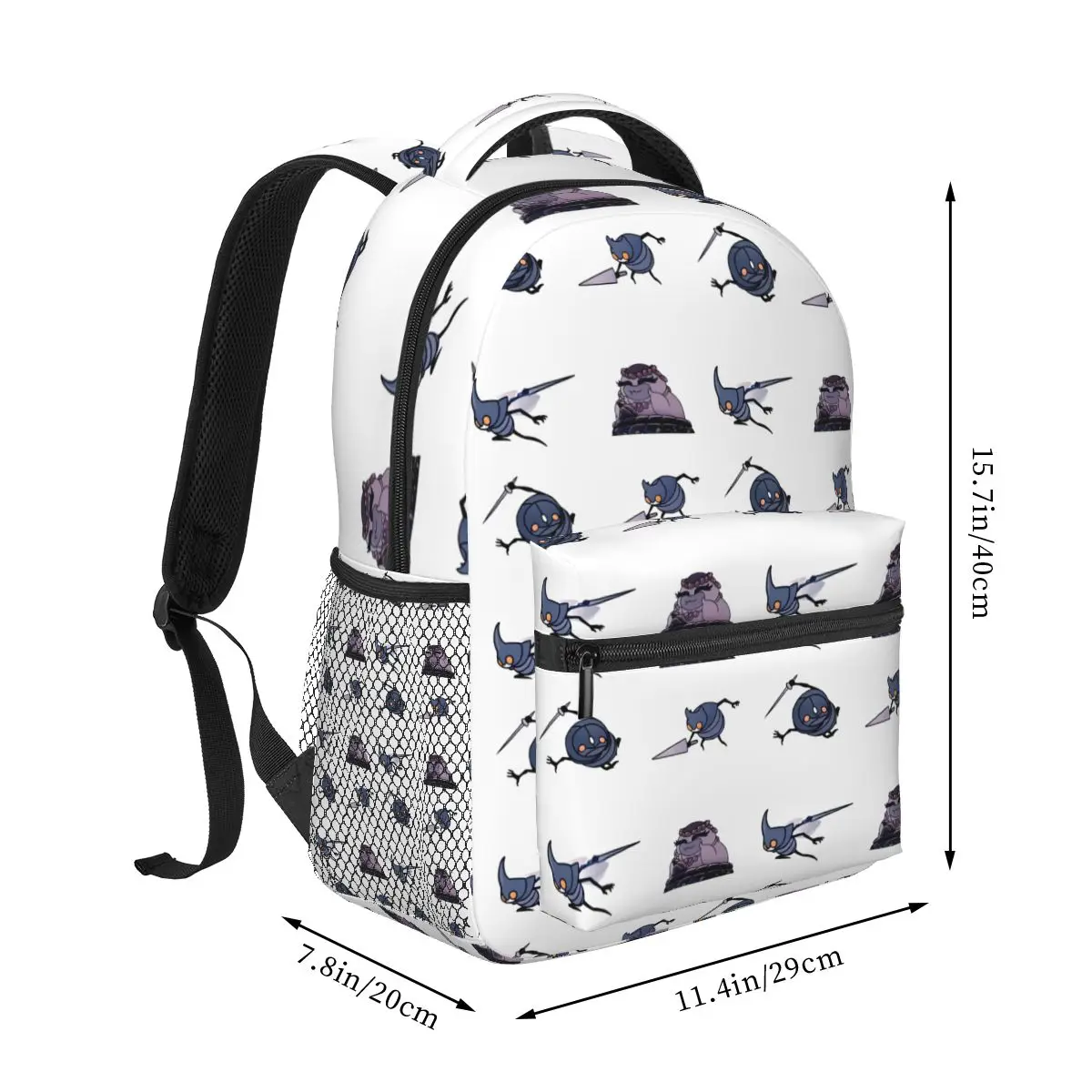 Hollow Knight Stickers Pack 7 Backpack Student Boys Girls BookBag Children School Bag Computer Shoulder Bags for Men Women