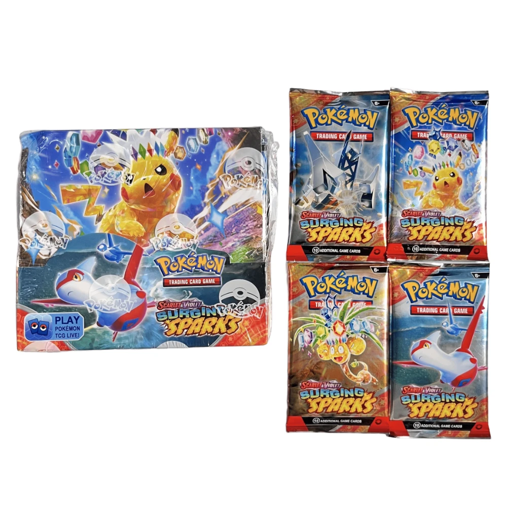 การ์ดโปเกมอน 360 ชิ้น ชุด 151 แบล็ค โบลท์ ไวท์ เฟลร์ เซอร์จิ้ง สปาร์คส์ เมกะ อีโวลูชั่นส์ ภาษาอังกฤษ บูสเตอร์ แบทเทิล ทรานซักชั่น การ์ด ของเล่น