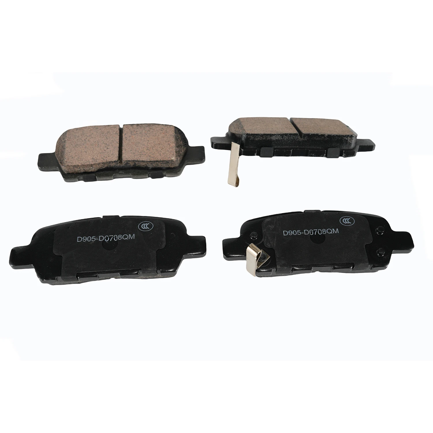 Premium Ceramic Automotive Brake Pads for Nissan Rogue Select 2014-15, Sentra 2007-2019, X-Trail 2002-2015 Rear Brake Pads