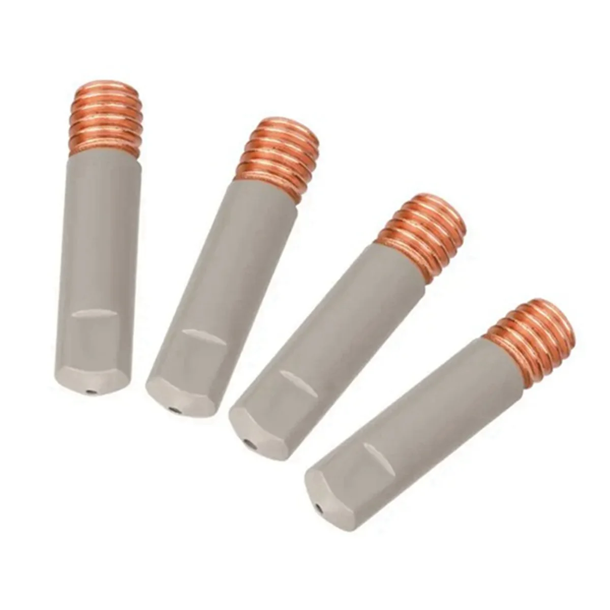 Best 10pcs MB15AK Welding Nozzle Tips Coating Protect M6 Gas Nozzle Tip 0.8mm MIG Welding Tool Parts