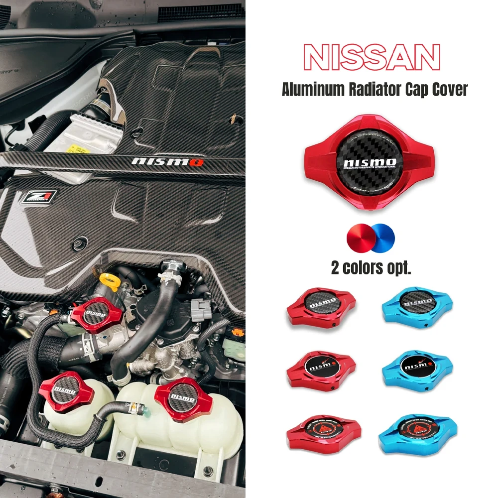 

Aluminum Radiator Cap Cover for nissan ALTIMA MAXIMA SILVIA S13 S14 240SX SENTRA SUNNY INFINITI 350Z 300ZX 370Z JDM