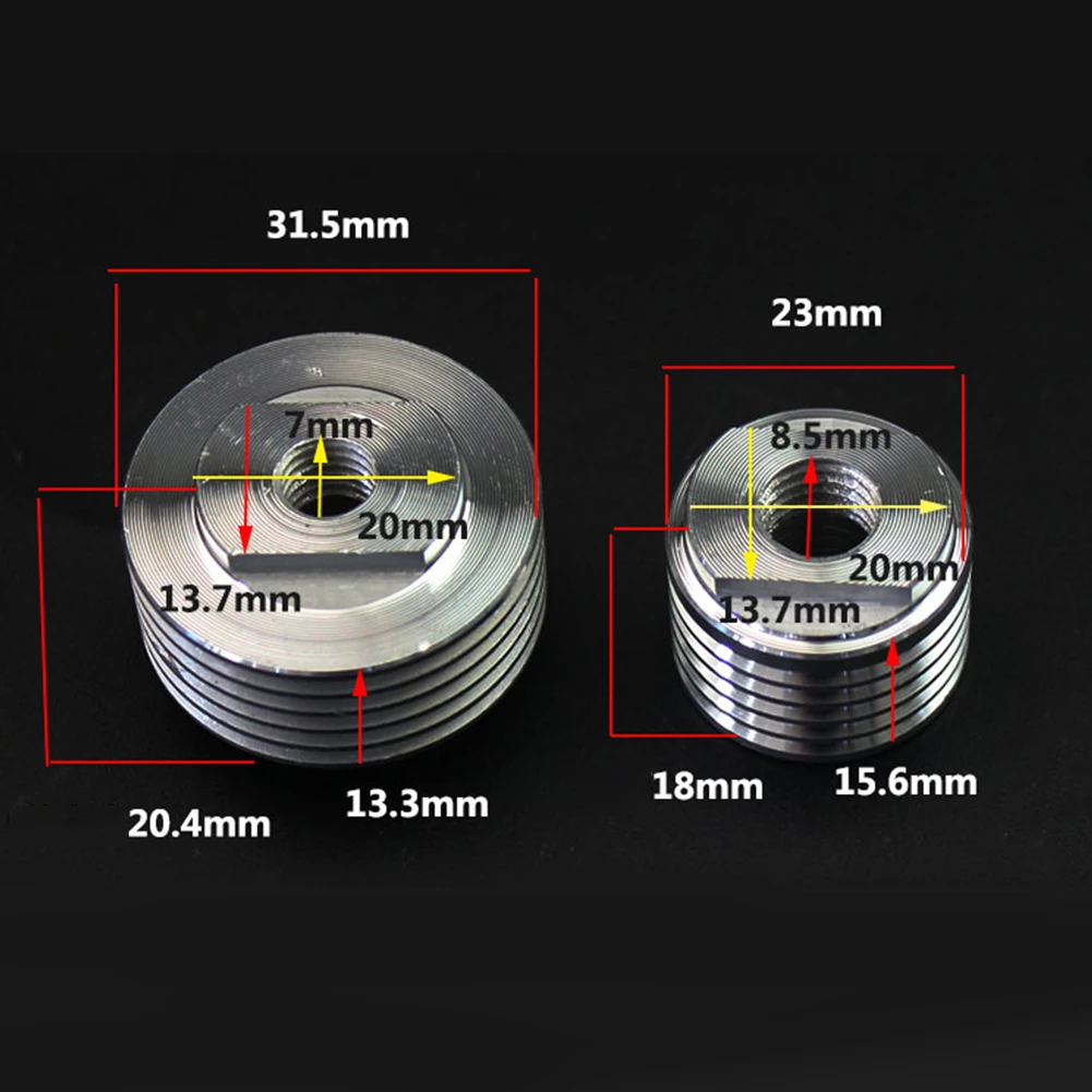 2 Pcs Planer Cutter Head Pulley Planer Belt Wheel Accessories For 90 Electric Planers Power Tools Woodworking Tools Parts