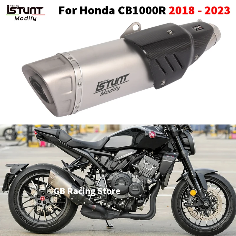 Slip On For Honda CB1000R CB 1000R 2018 - 2023 Motorcycle Exhaust Escape Moto System Titanium alloy Muffler With DB Killer