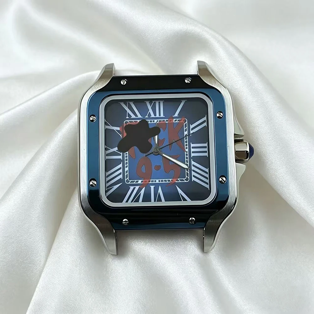 

NH35 case 27mm stainless steel case men's automatic watch Roman case Arabic case suitable for NH35 movement