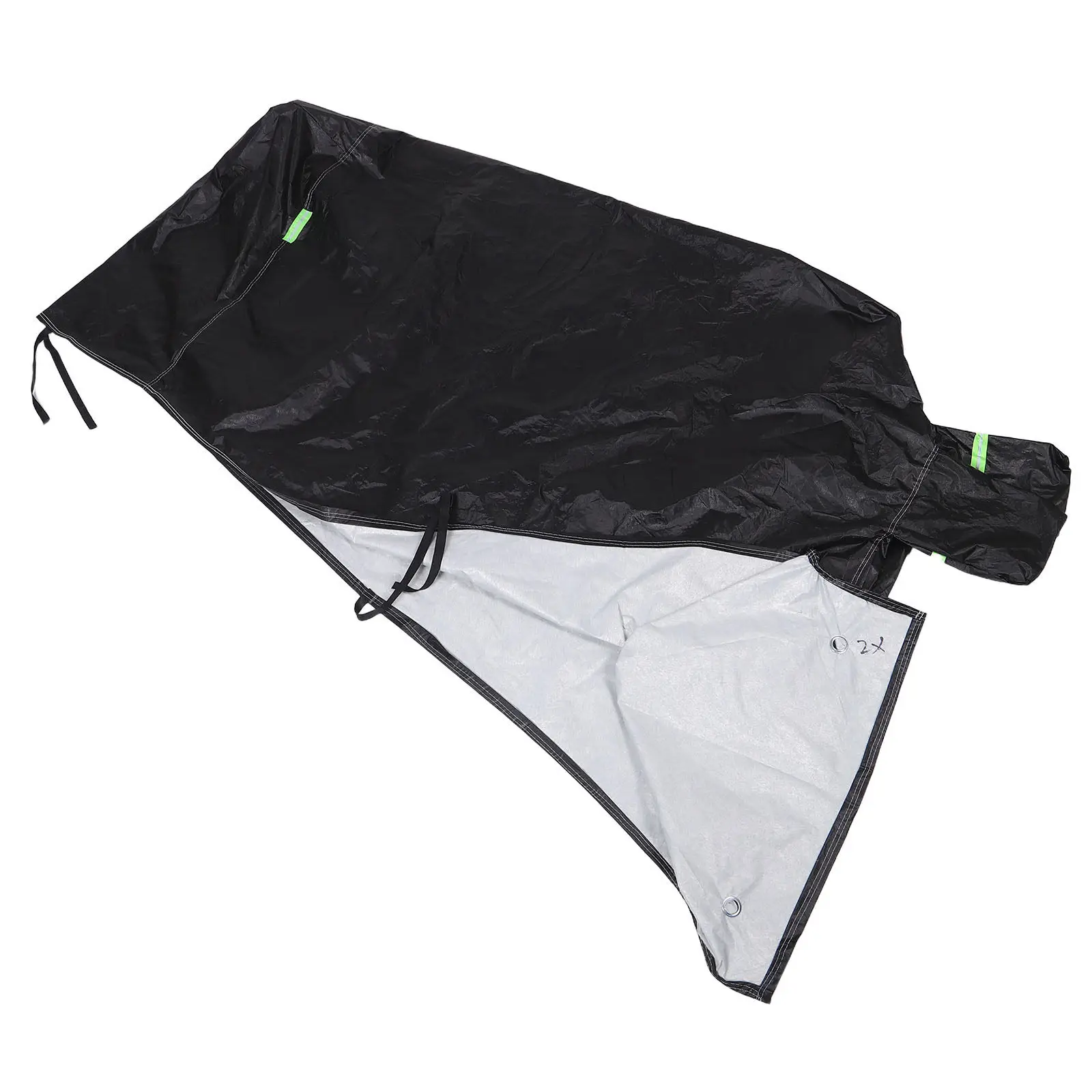 

Waterproof Motorcycle Cover Black Oxford Extra Large Lock Holes Night Reflective Protector Fits 86 to 98 Inches Outdoor
