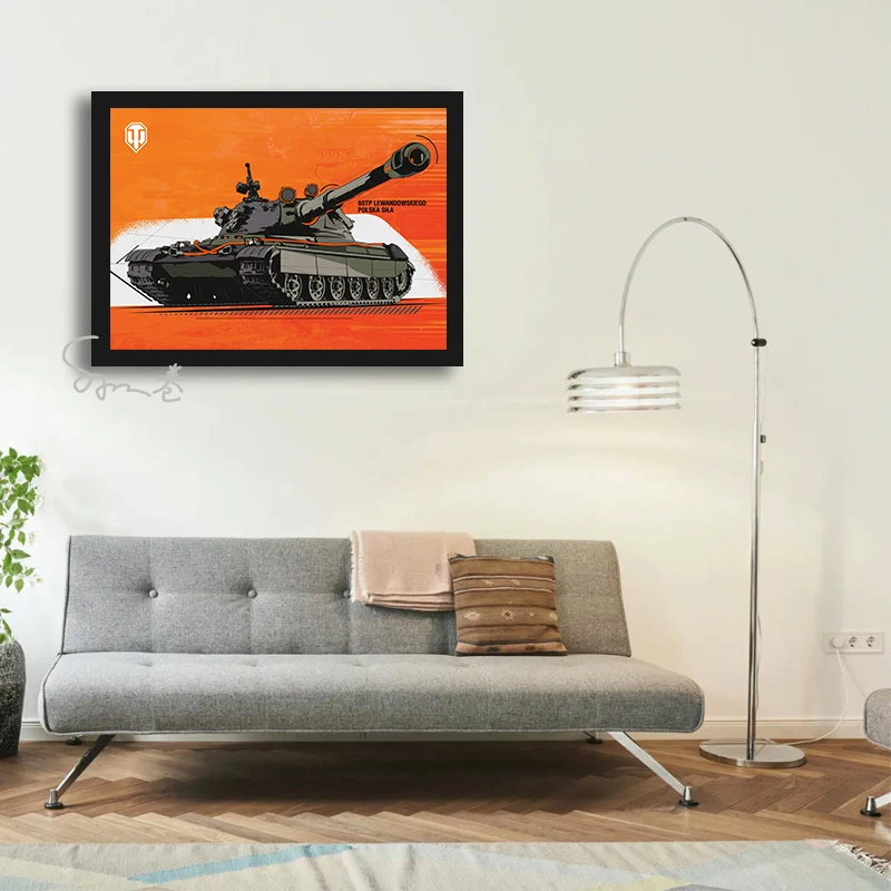 World of Tanks Poster Canvas Printing Gaming Tank Concepts Wall Art Picture World of Tanks Gaming Room Wall Decoration Game Gift