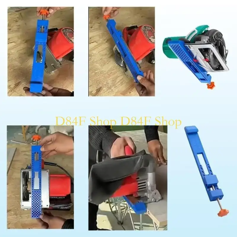 D84F Portable Adjustable Cutting Machine Base Guide Rails Track Guide for Electric Power Sawing Precise Cutting Tool