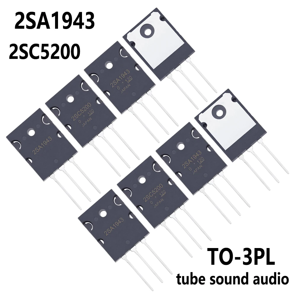2SA1943 2SC5200 A1943 C5200 TO-3P TO-3PL tube sound audio
