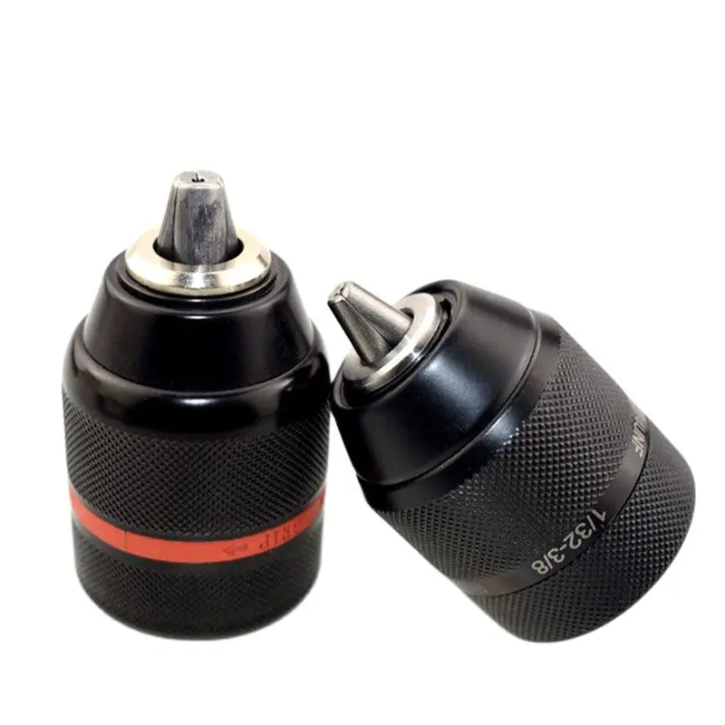 Imagem -06 - Auto Bloqueio Metal Chuck Broca Keyless 10 mm 13 mm Mudança Rápida Conversão Chave Adaptador Unf Impacto Martelo Elétrico