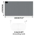 99X203CM Gris