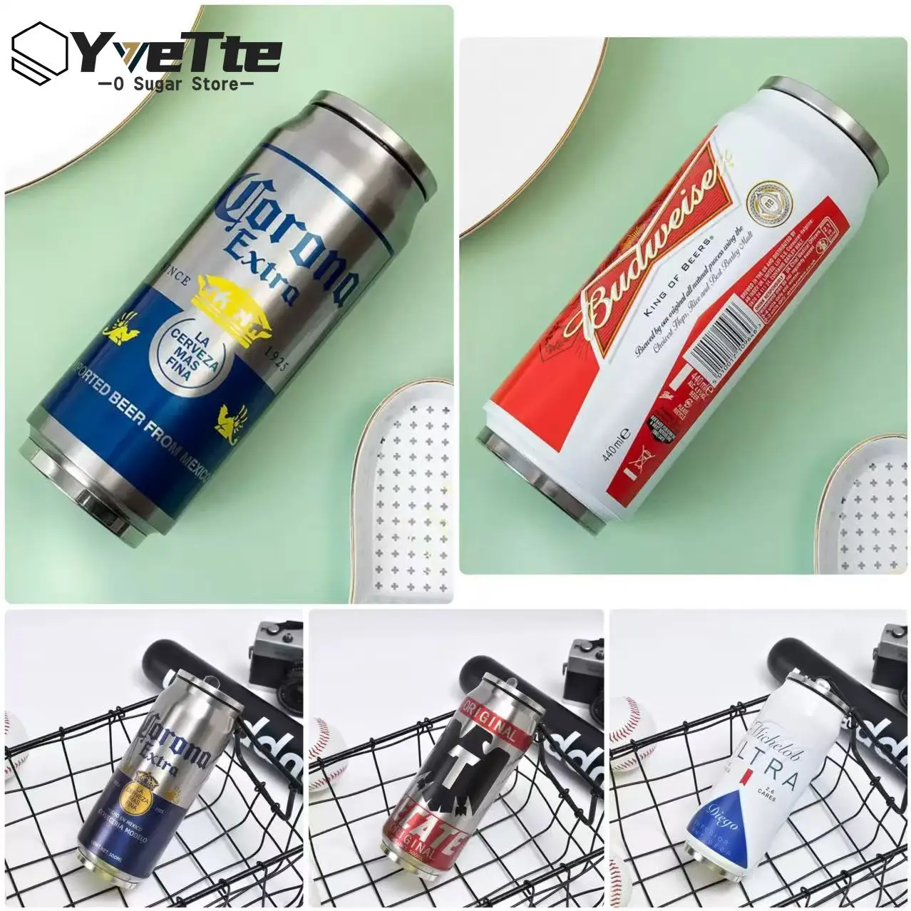 304 Stainless Steel Insulated Cup 500ml Hot Cold Retention Tumbler for Coffee Tea Water Travel Home Office Essential Drinkware