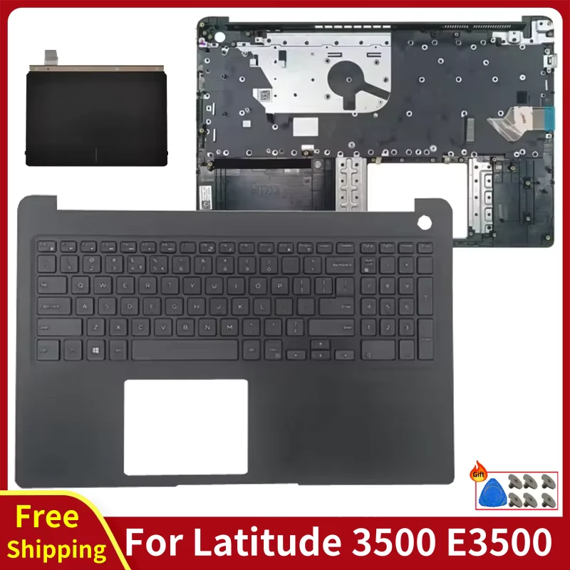 new-for-latitude-3500-laptop-with-keyboard-palmrest-upper-top-cover-touchpad-computer-replace-accessories-casing-rear-lid-cover