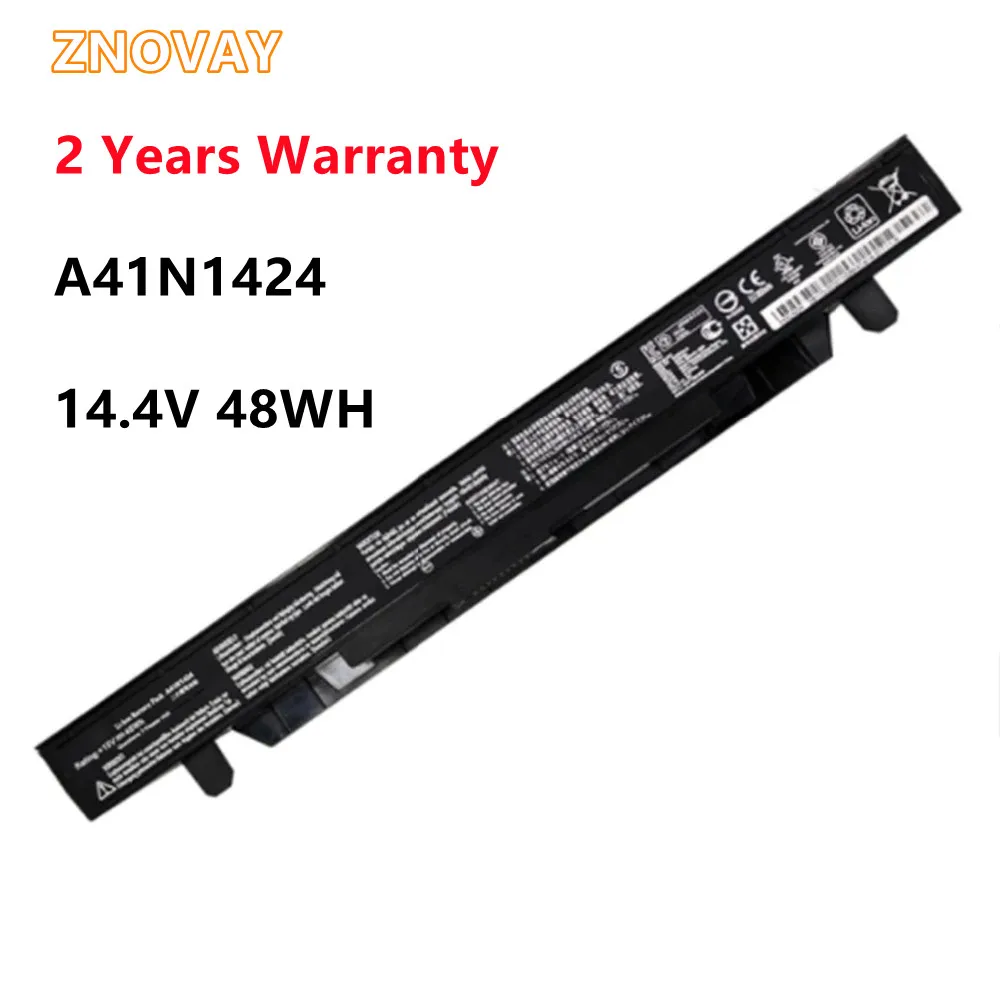 

ZNOVAY 14.4V 48WH A41N1424 Laptop Battery for ASUS ROG ZX50 ZX50J ZX50JX ZX50V ZX50VW GL552 GL552VW GL552J GL552JX GL552V New