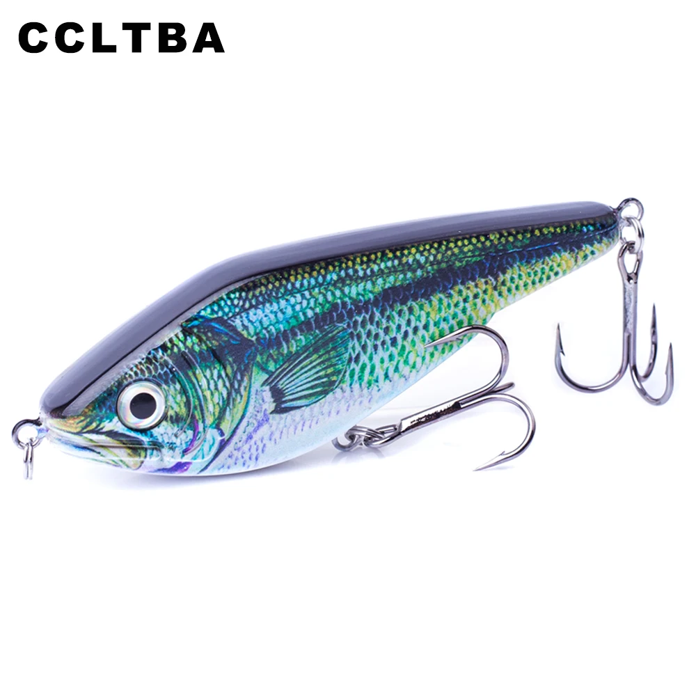 CCLTBA 12CM 51.5G Jerkbait Fishing Lures Artificial Hard Jerk Bait Pike Muskies Lure Slow Sink Glide Wobbler Crank for Fishing