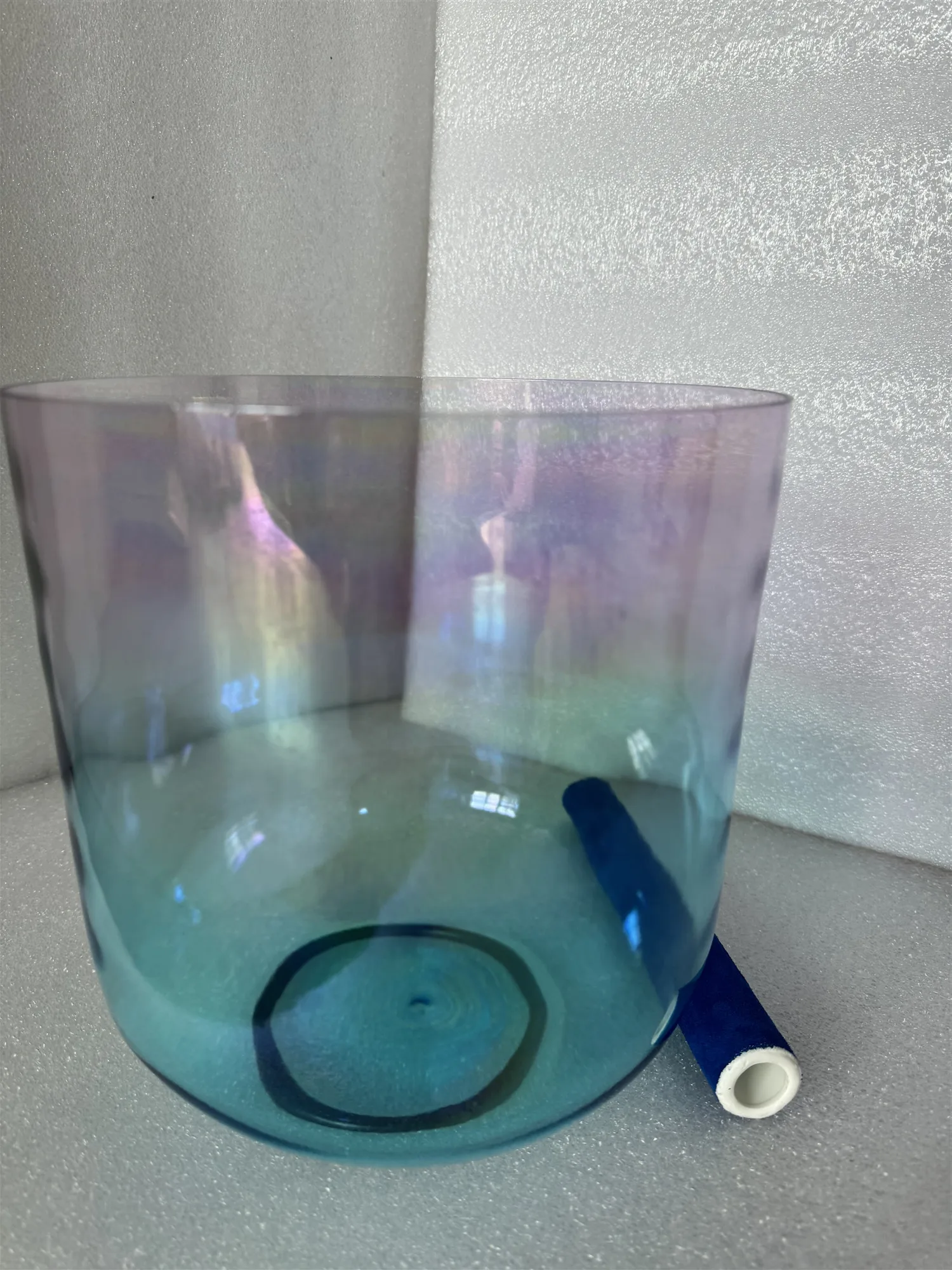 3rd octave mixed cosmic color Crystal Singing Bowl  432HZ perfect Musical Note 