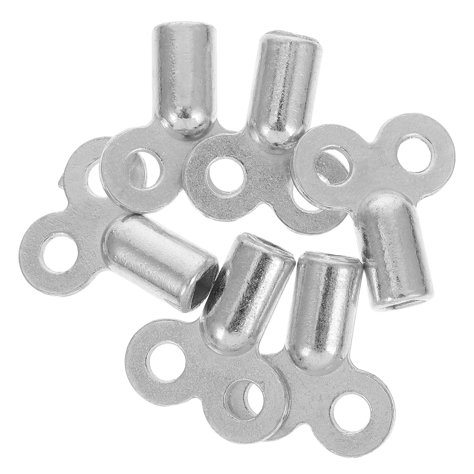 

6pcs Radiator Keys Square 5x5 Bleeding Exhaust Valve Air Vent Wrench Zinc Alloy Durable Universal Heater Socket Meter Box