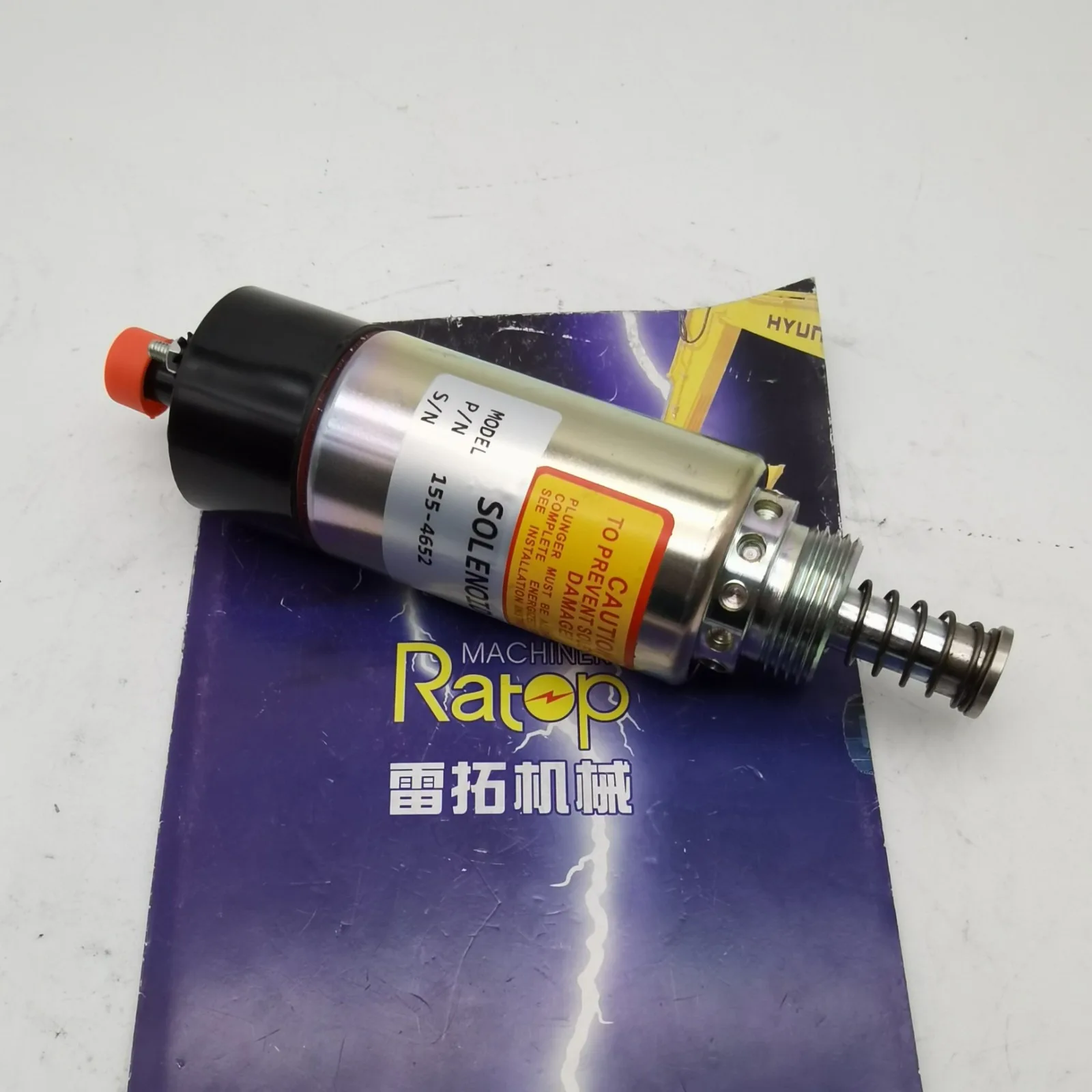 

E325B E325C Excavator Flameout Solenoid Valve 8C-3663 8C3663 Stop Solenoid 155-4652 1554652