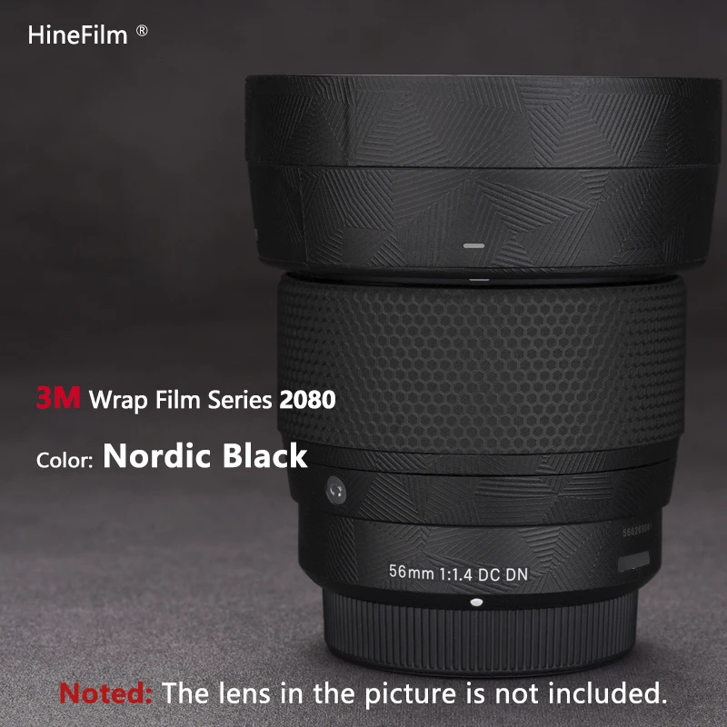 Sigmaレンズステッカー,レンズコートラップ,保護フィルム,56mm,f1.4,dc,dn,m43