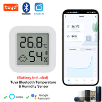 Tuya Temperature Humidity Sensor Mini Smart Electric LCD Thermometer Hygrometer Compatible with Bluetooth Tuya Smart Life