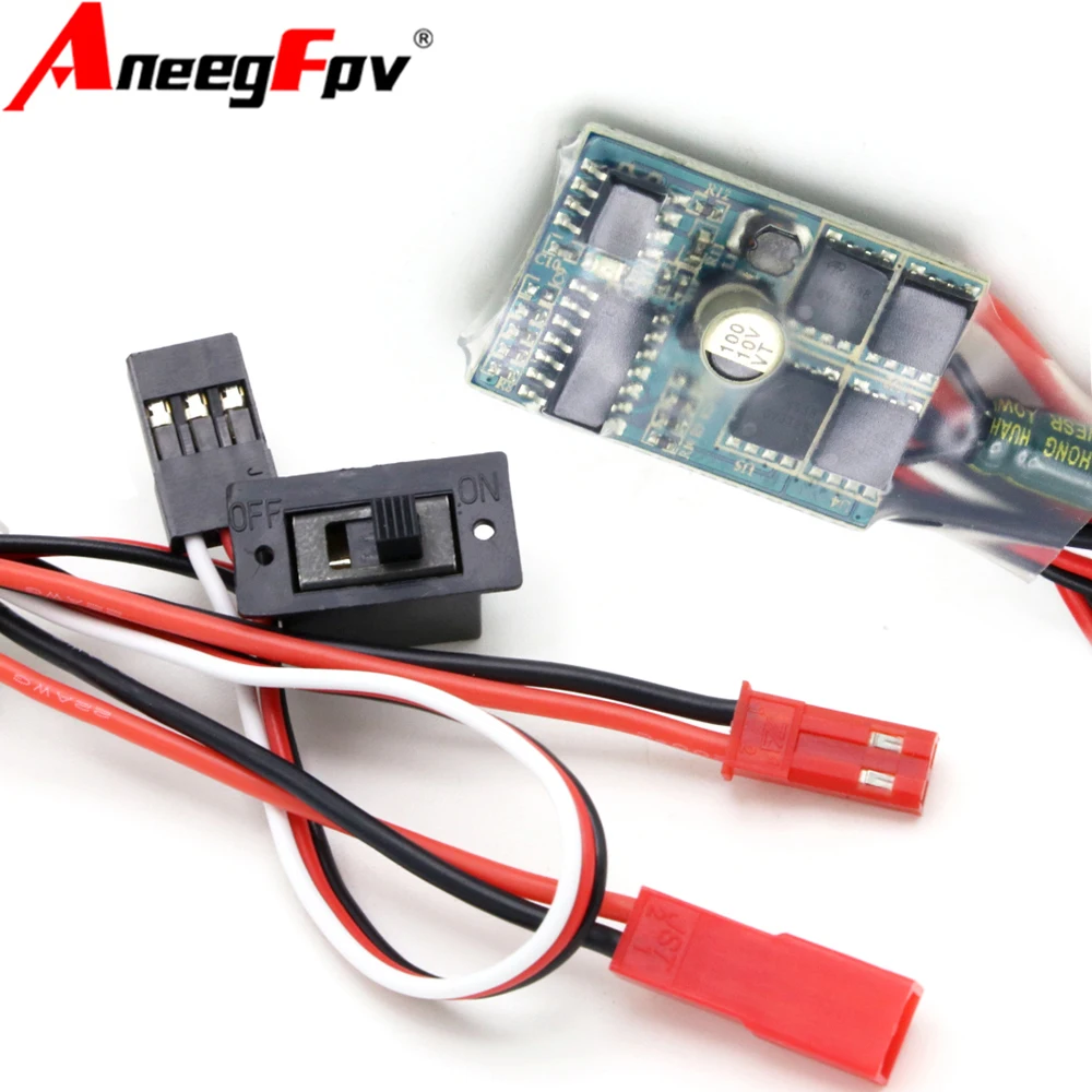 RC 자동차 브레이크 30A 브러시 ESC 1/16 1/18 1/24 자동차 보트 탱크 용 양방향 모터 속도 컨트롤러