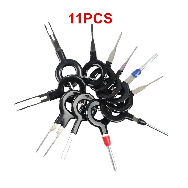 11/18/26/41Pcs Car Terminal Removal Repair Tools Electrical Wiring Crimp Connector Pin Extractor Kit Keys Automotive Plug Pul