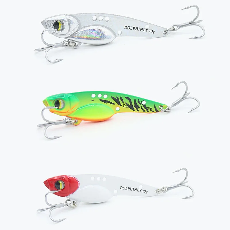 5g Metal Jig VIB Fishing Lures Vibration Sinking Spinner Bai