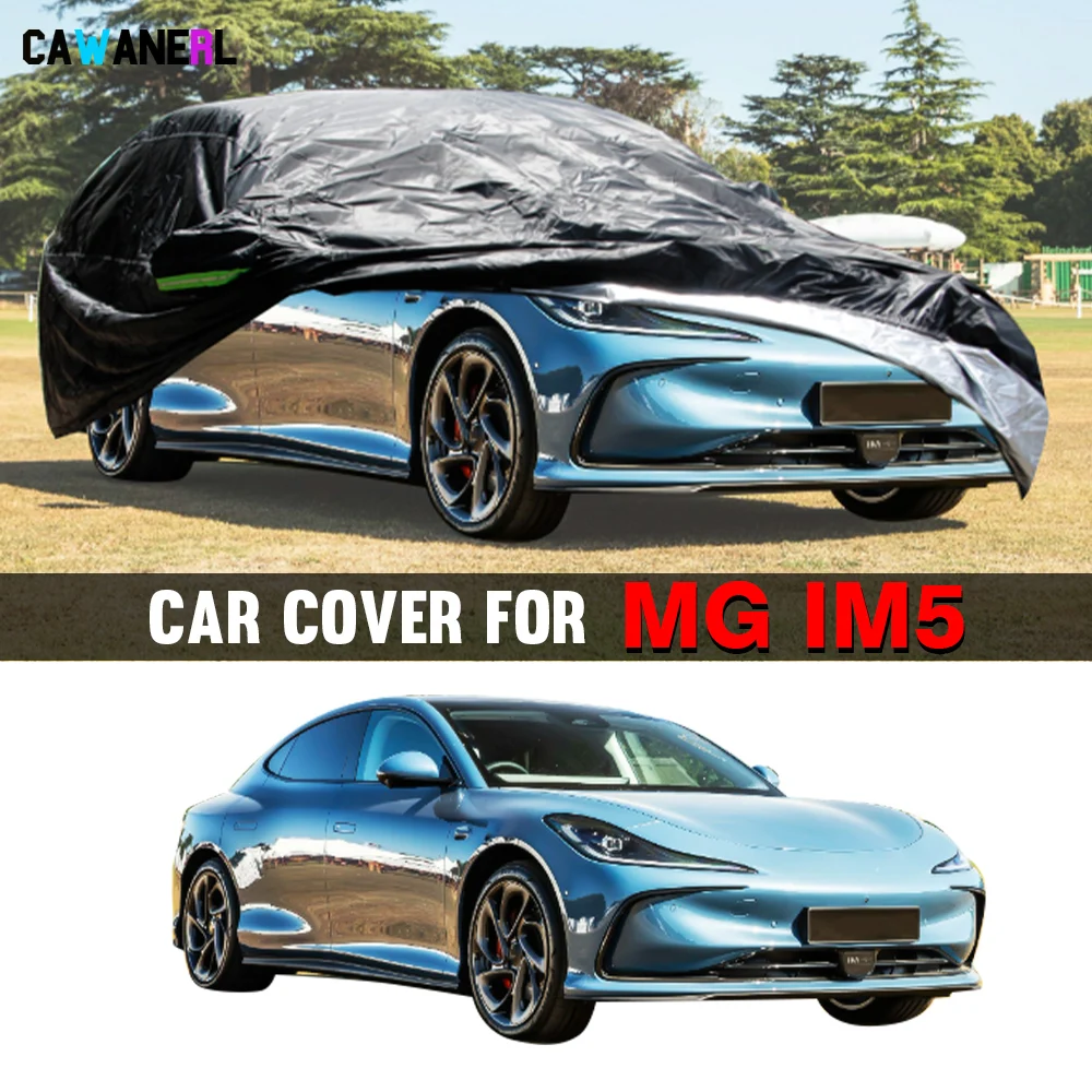 Full Car Cover Outdoor Anti-UV Sun Rain Snow Wind Scratch Resistant Cover Waterproof For MG IM5 IM L6 2023-2026