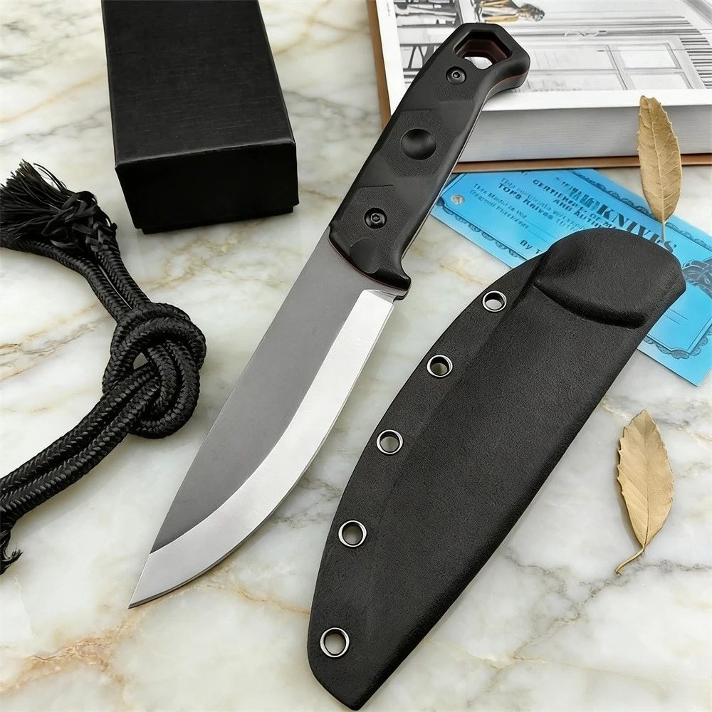 

Нож с фиксированным клинком и ножнами, высококачественный клинок из стали D2, снаряжение для активного отдыха, портативный многофункциональный инструмент для кемпинга, охоты и выживания