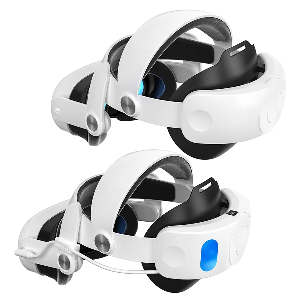 Head Strap 10000mAh Battery For Meta Quest 3/Quest 3S VR Headset Elite Strap Replacement Improve ComfortElite Strap Accessories