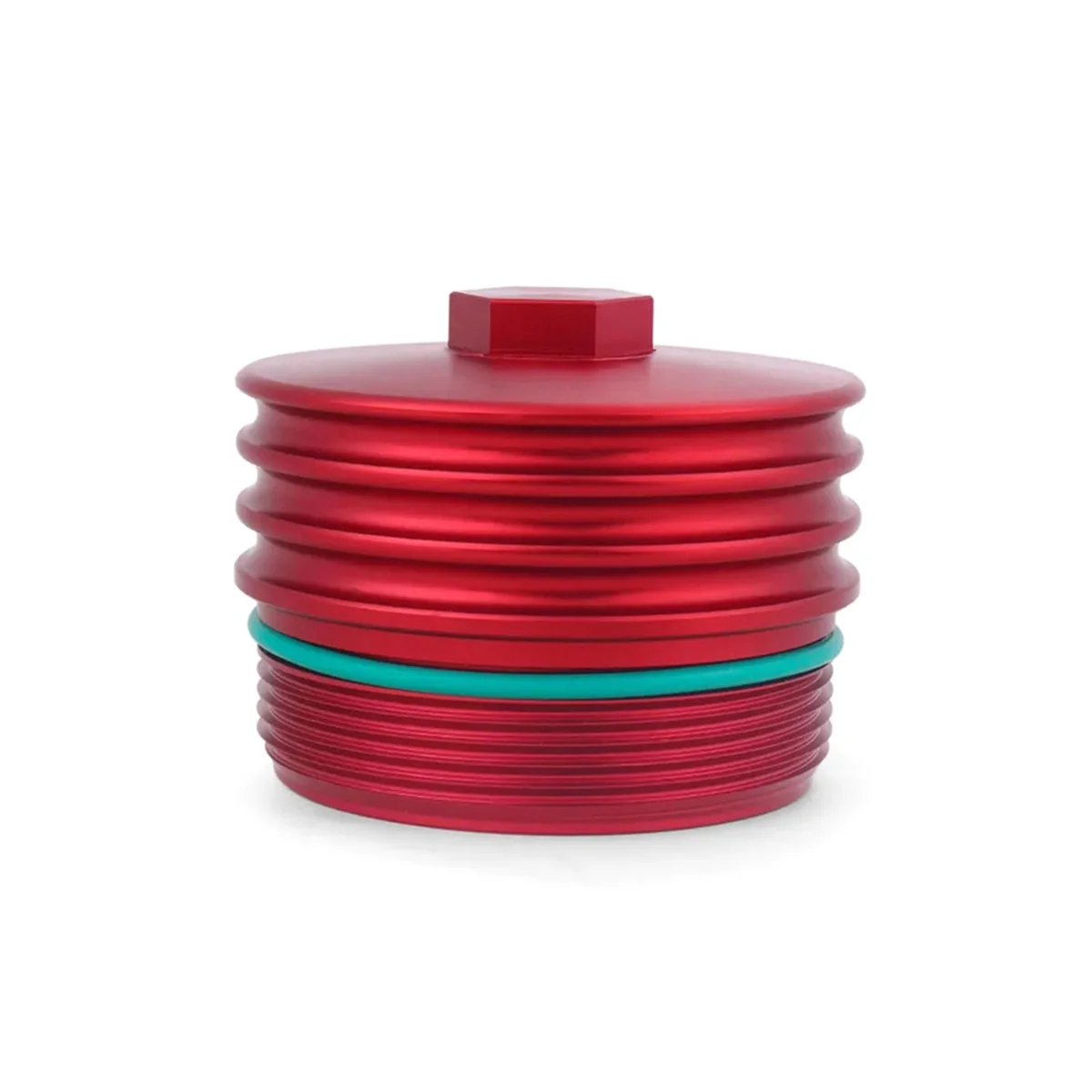 

M49K_Oil Filter Cover Aluminum Alloy Engine Oil Filter Housing Red