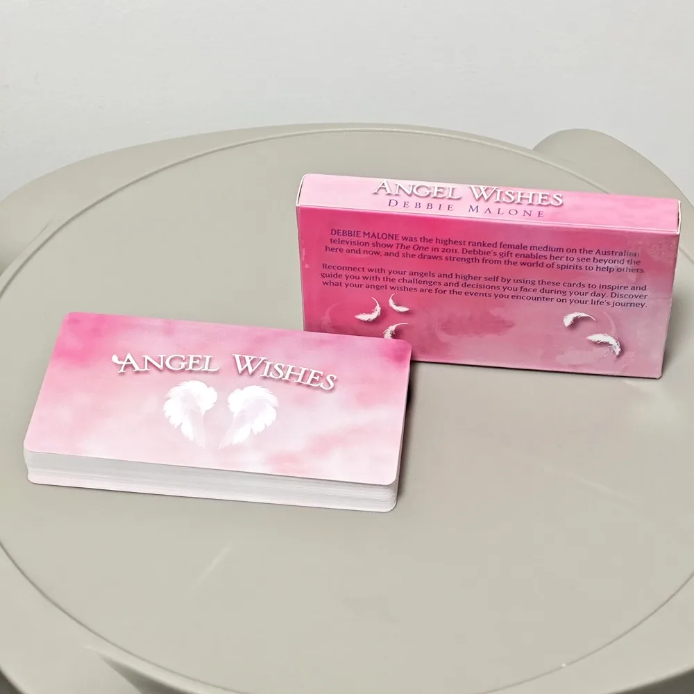 Angel Wishes 40 Affirmation Cards Inspirational Guidance From Your Angels 10.5*6cm