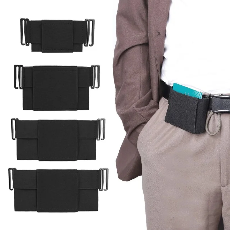 Hot Minimalist Invisible Travel Wallet Waist Packs Bag Mini Pouch for Key Card Phone Sports Outdoor Hidden Security Men Wallet