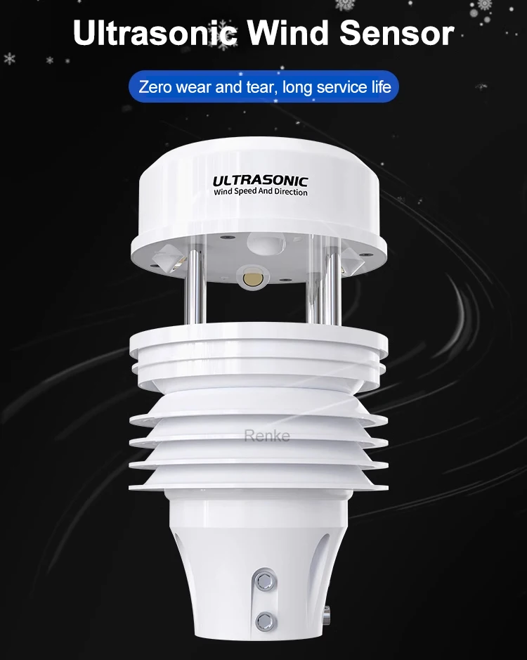 Weather Station Meteorological Sensor Monitor Ultrasonic air Velocity Sensor