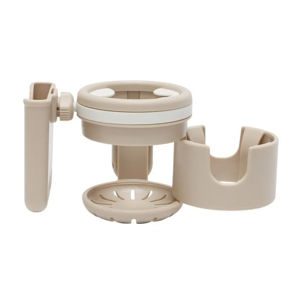 Large Caliber Baby Stroller Cup Holder Adjustable Anti-slip Kids Cup Stand Rotatable Easy To Install