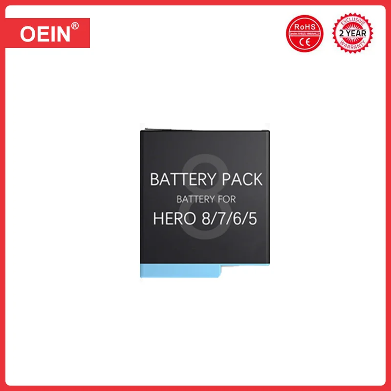 1220mAh Battery for GoPro Hero 7 hero 6 hero 5 Black Battery or Triple Charger for Go Pro Hero7 6 hero5 Black camera battery