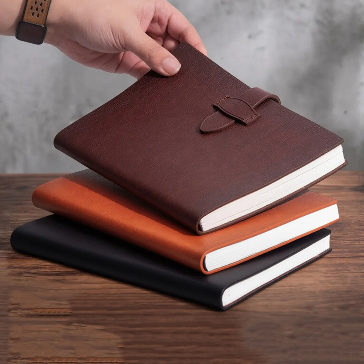 2026 New Crafted from premium leather, this A5 notebook offers a luxurious feel and durable construction for daily use. - view 2