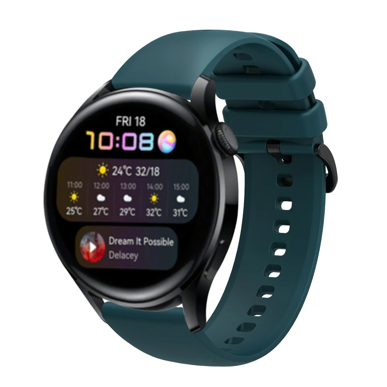 Силиконовый ремешок 22 мм для Huawei watch 3 46 мм Сменный ремешок для Samsung Galaxy watch 3/Amazfit GTR 47 мм/Huawei watch GT2 46 мм