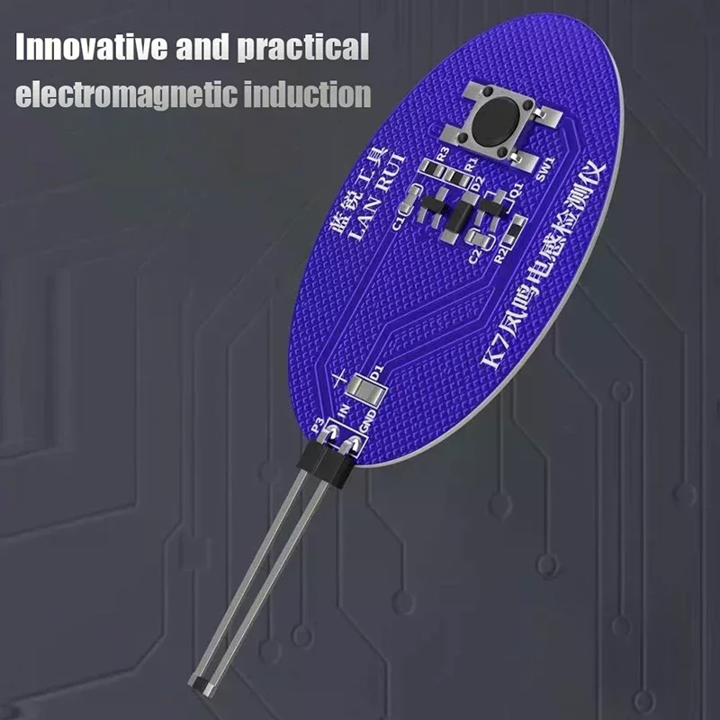 Lanrui K7 Inductance Tester Mobile Phone Motherboard Repair Tool Electromagnetic Detection Device with Red Light Fault Indicator