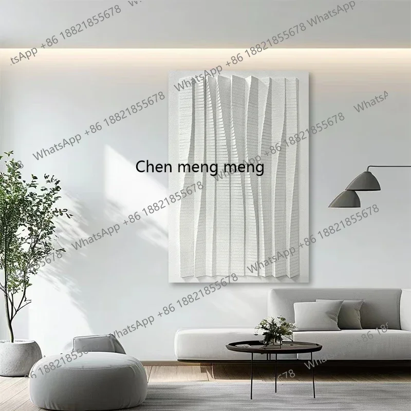 H178Modern entrance high-end physical decoration painting, living room relief sandstone hanging painting